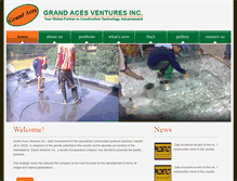 Tablet Screenshot of grandacesventures.com